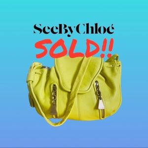 See By Chloe Crossbody Bag- Lemon Yellow